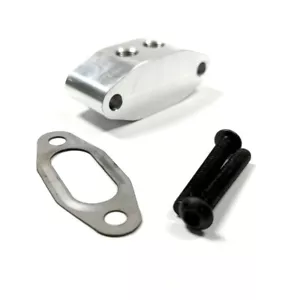 DUAL 90 degree Oil Pressure Sensor Adapter 1/8" NPT For Chevrolet LS Twin Turbo - Picture 1 of 6