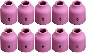 Lente de gas TIG boquilla de alúmina taza de cerámica 53N59 5# 5/16" ajuste WP 9 20 24 25 10 piezas - Imagen 1 de 4