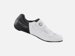 SHIMANO SH-RC502 CYCLING SHOE- WHITE RC5 NEW (Size 46) - Picture 1 of 4