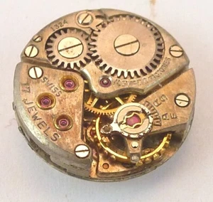 Movimiento de reloj de pulsera mecánico vintage Movado LDS - piezas/reparación - Imagen 1 de 6