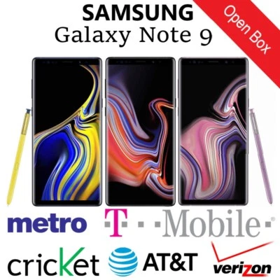 Samsung Galaxy Note 9 128GB 512GB Unlocked Verizon T-Mobile AT&T Smartphone A++ - Image 1 of 4
