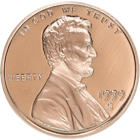 1999 S Lincoln Memorial Cent Gem Deep Cameo Proof Penny Cover