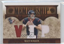 2008 Donruss Classics Membership VIP Die-Cut Jerseys Prime /25 Matt Schaub #M-13