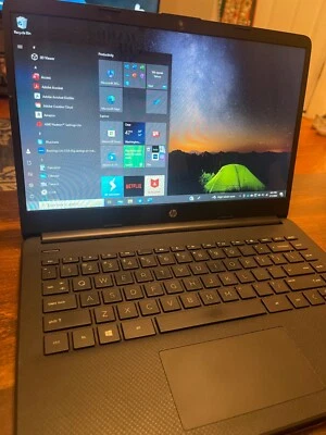 Notebook/Laptop HP 14 Polegadas (128GB, AMD Athlon, 2.30GHz, 4GB) - Preto Jato -... - Imagem 1 de 3