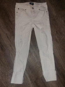 HUDSON Girls 12 Wide Cuff Crop Jeans White - Picture 1 of 5