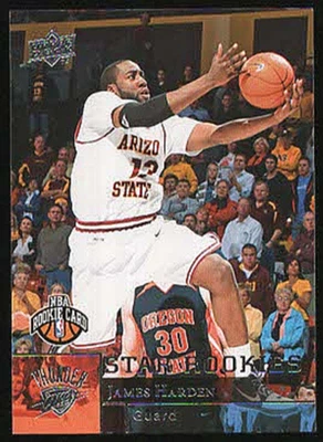 Tarjeta de novato RC 2009/10 Upper Deck James Harden "Star Rookies" #227 Foto 1 de 2