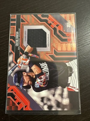 2025 Topps Series 1 - City Connect Swatch Collection Colton Cowser #CC-CC (MEM) - Image 1 of 2
