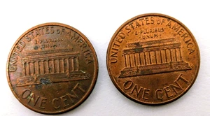 L@@K 1998 & 2000-(2) Variety Wide AM Lincoln Memorial Cents - Picture 1 of 2