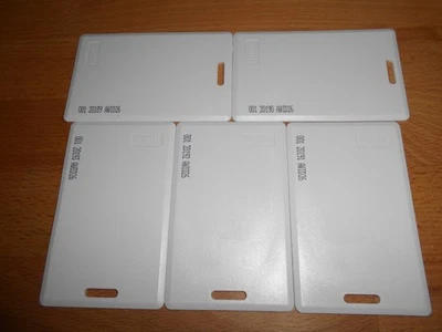 5 AWID Proximity Cards AWID 26 Bit Clam Shell, New, Site Code: 1 CS-AWID-0-0