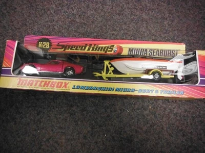 Matchbox Super Kings K29 Lamborghini Miura Seaburst Set. Speed Kings. England - Image 1 of 4