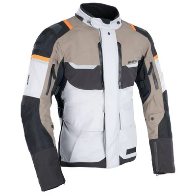 OXFORD STORMLAND D2D LAMINATED WATERPROOF MOTORCYCLE TEXTILE JACKET DESERT GREY - Image 1 of 4