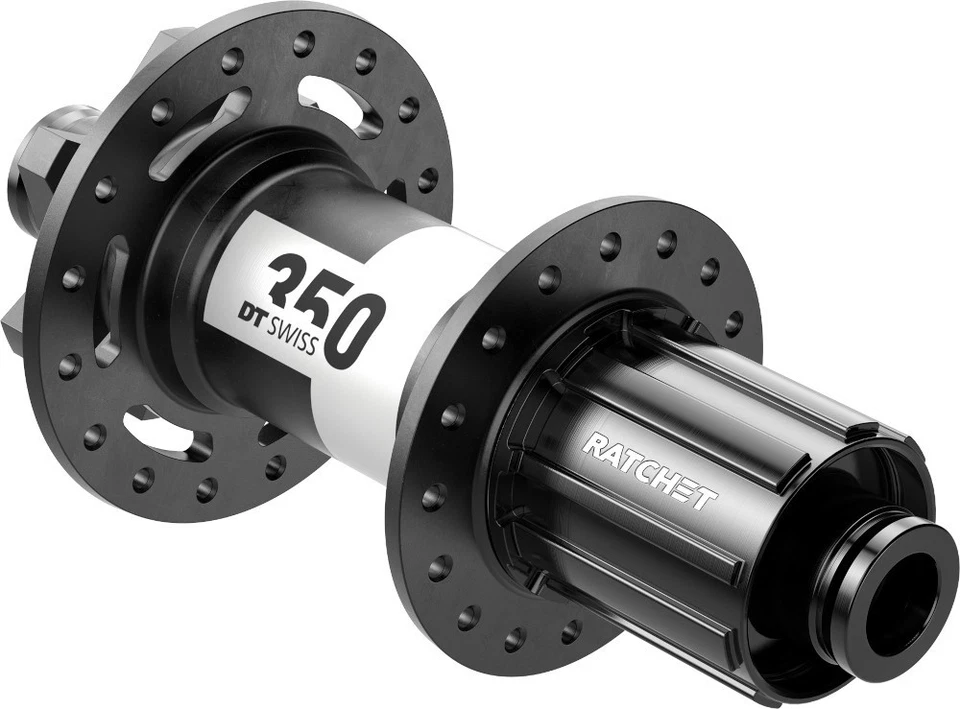 DT Swiss 350 6-Bolt 12mm x 142mm 32H ShimanoHG Hub - image 1 of 1
