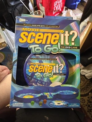 Screenlife Movie Scene It? To Go! DVD Movie Trivia Game w/Real Clips 2008 Sealed - Image 1 of 2