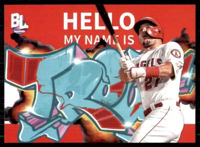 2023 Topps Big League Roll Call #RC-2 Mike Trout Los Angeles Angels - Image 1 of 2