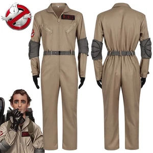 Halloween Ghostbusters Role Playing Men's Combat Uniform Carnival Costume - Picture 1 of 13