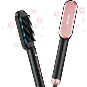 Wavytalk Professional Salon Hair Straightener Brush Model 375 Rose Gold - Picture 1 of 3