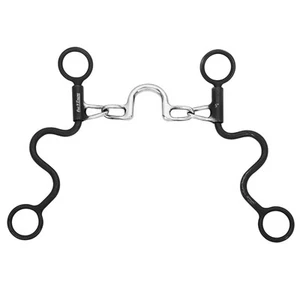 JK BAR H EQUINE Western Antik Kavallerie Schaft Gebiss mit portierter Kette Mundstück - Bild 1 von 1
