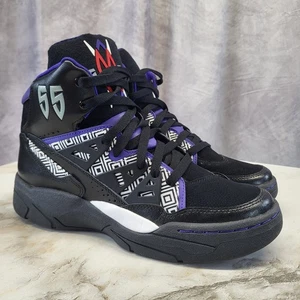 Zapatillas de baloncesto Adidas DIKEMBA MUTOMBO 55 para hombre talla 9 negras/púrpura - Imagen 1 de 15