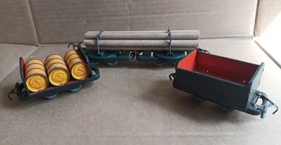 Vintage *BILLER BAHN* Tin Plate Train ..LKW / Rolling Stock ....Germany  - Bild 1 von 4