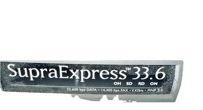 Módem de fax externo Supra Express 336K 33,6 Foto 1 de 4