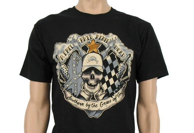 Camiseta Felon Pin Up Punk Bicicleta de Calle Gótica Americana Arte del Tatuaje para Hombres CRIADO REBELDE Foto 1 de 3