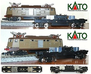 KATO TELAIO MOTORIZZATO mm.85 ADATTABILE a MOLTI MODELLI LIMA FS e E424 SCALA-N - Imagen 1 de 8