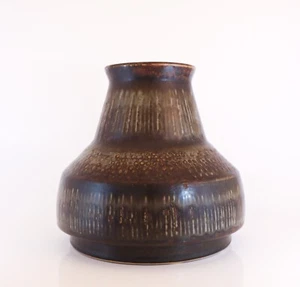 Grande vaso unico marrone - Carl-Harry Stålhane - Rörstrand - Foto 1 di 9