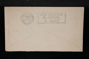 Nueva York: Ciudad de Nueva York 1903 cubierta, correo retrasado en la llegada 3 horas marcado auxiliar - Imagen 1 de 2
