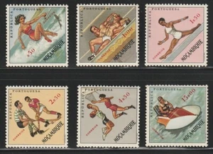 Mozambique 1962 Sc # 424-29 Sports Issue MNH OG - Picture 1 of 1