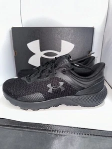 Under Armour Charged Escape 4 Black Black Mens Size 8.5 XWide 4E- New in Box - Picture 1 of 8