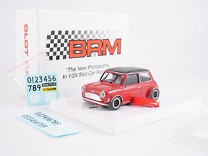 Brm 1/24 Slot Car Mini Cooper Rojo & Negro - Imagen 1 de 16