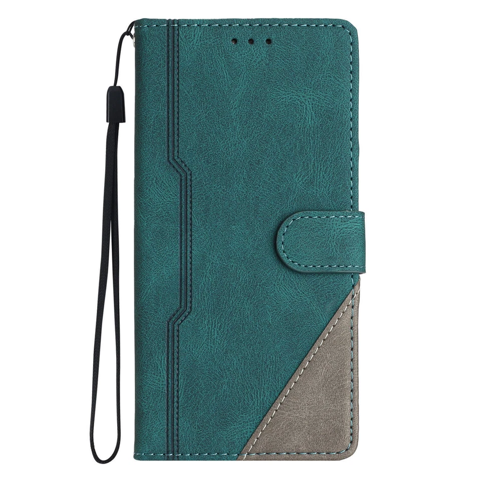 Splice PU Leather Wallet Phone Case For OnePlus 12 11R ACE3 ACE2 Nord N300 - Image 1 of 4