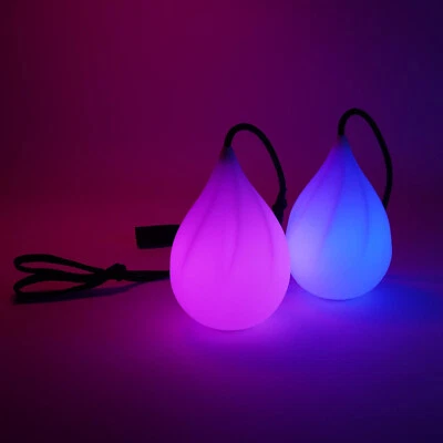 Threeworlds Lumi Pro LED Poi - Multifunktions-wiederaufladbarer Leuchtpoi - Bild 1 von 4