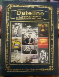 EASTON PRESS LEATHER DATELINE DAY BY DAY GUIDE TO PEOPLE PLACES AND EVENTS  - Picture 1 of 5
