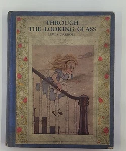 1920's Edition of Through the Looking Glass by Lewis Carroll. John Tenniel Illus - Picture 1 of 15