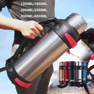 Large Thermos Bottle Vacuum Flasks Stainless Steel Insulated Water Thermal Cup - Picture 1 of 23