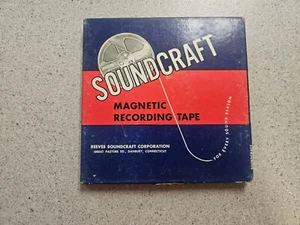 Vintage Soundcraft Magnetic Recording Tape - W/MISSIONARY FAREWELL RECORDING ON IT - Bild 1 von 4