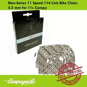 Campagnolo Non-Series 11 Speed 114 Link Bike Chain 5.5 mm for 11s Campy - Picture 1 of 5