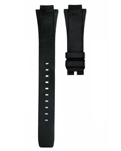 Original IWC Aquatimer GST XL Watch Strap Band Black Rubber 15 X 18mm Ref A15762 - Picture 1 of 2