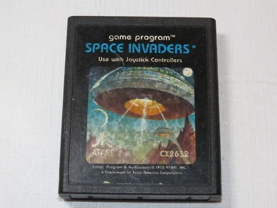 Game Program Space Invaders 1978 CX2632 Atari vintage video cartridge RARE VTG - Image 1 of 4