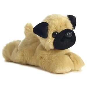 Aurora® Mini Flopsie™ Mr. Pugster Pug™ 8 Inch Stuffed Animal Plush - Picture 1 of 3