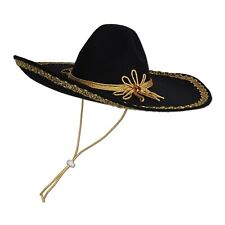 Beistle Felt Sombrero Hat Black (60624)