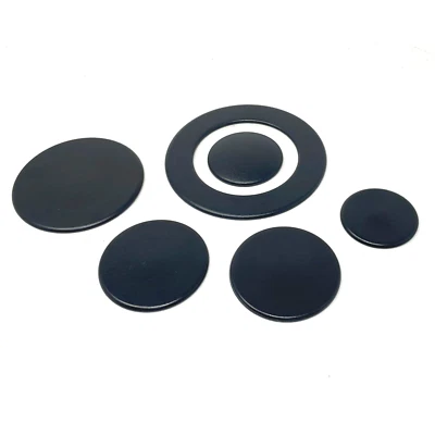 Kit 5 piattelli spartifiamma opachi per piano cottura cucina Hotpoint Ariston