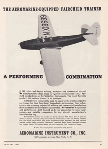 1940 Fairchild Aircraft ad 1/6/2023c - Picture 1 of 1