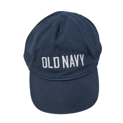 Шляпа эластичная Old Navy синяя небольшая вышитая сплошные вентиляционные отверстия - Изображение 1 из 4
