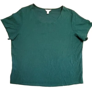 Blusa BLANCA STAG 3X Top 26W-28W Patrón Floral Verde Azul - Imagen 1 de 8