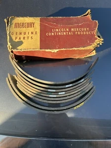NOS OEM 1952-59 Ford Lincoln Front REAR Brake Shoe Pads Set 9/pcs - Picture 1 of 9