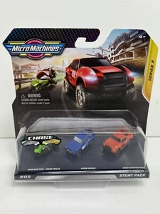 Camión de aventura Micro Machines Stunt Pack Serie 2 #05 motocicleta Hognose nuevo - Imagen 1 de 12