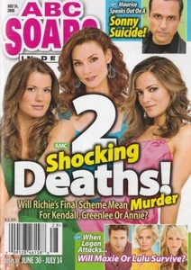 ABC Soaps In Depth July 14, 2008 REBECCA BUDIG-BILLY MILLER-KEVIN SPIRTAS-SEAMUS - Picture 1 of 1