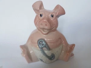 Wade Natwest Pig Baby Woody Piggy Bank with Original Natwest Stopper - Picture 1 of 4